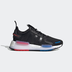 Grade School Shoes - adidas NMD R1 V3 - Core Black-Core Black-Ftwr White