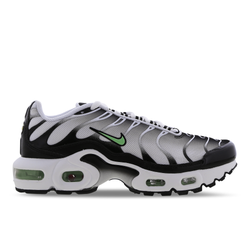 Grade School Shoes - Nike Tuned 1 Essential - White-White-Silver