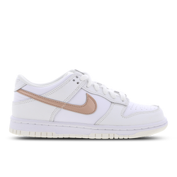 Grade School Shoes - Nike Dunk Low Joy Togeth - White-Mtlc Red Bronze-Summit White
