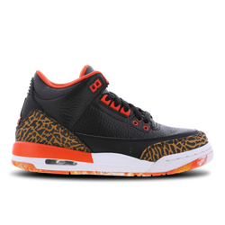 Grade School Shoes - Jordan 3 Retro - Black-Team Orange-Kumquat