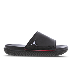 Grade School Shoes - Jordan Play Slide - Black-Univ Red-Photon Dust
