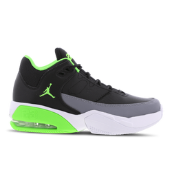 Grade School Shoes - Jordan Max Aura - Black-Green Strike-Cool Grey