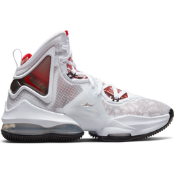 Grade School Shoes - Nike Lebron 19 Lebron - White-Univ Red-Black