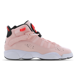 Grade School Shoes - Jordan AJ6 Rings - Atmosphere-Infrared 23-Black
