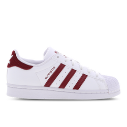 Grade School Shoes - adidas Superstar Corduroy - Ftwr White-Team Colleg Burgundy-Ftwr White