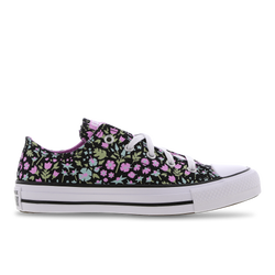Grade School Shoes - Converse Chuck Taylor All Star Ox Paper Floral - Black-Beyond Pink-White
