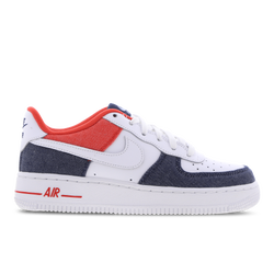 Primaria y colegio Zapatillas - Nike Air Force 1 Low - White-Midnight Navy