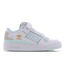 adidas Forum - Primaire-College Chaussures White-Almost Blue-Chalk White