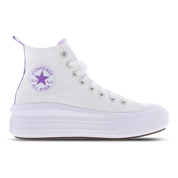Converse  Chuck Taylor All Star Move Platform Foundation Hi  girls's Shoes (High-top Trainers) in White - A03667C