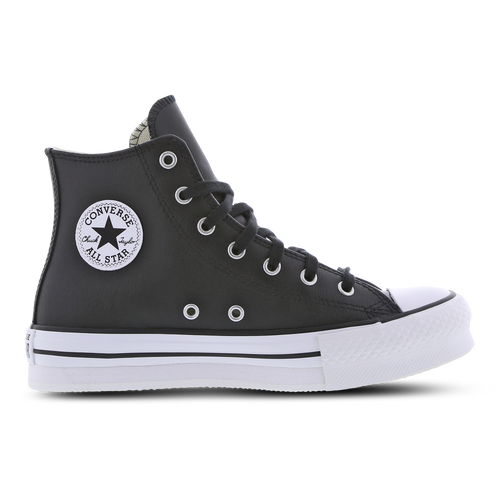 Converse negras plataforma polipiel hotsell