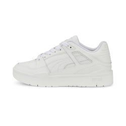 Grade School Shoes - Puma Slipstream - White-White-White