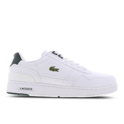 Grade School Shoes - Lacoste T-clip - Wht-Dk Grn