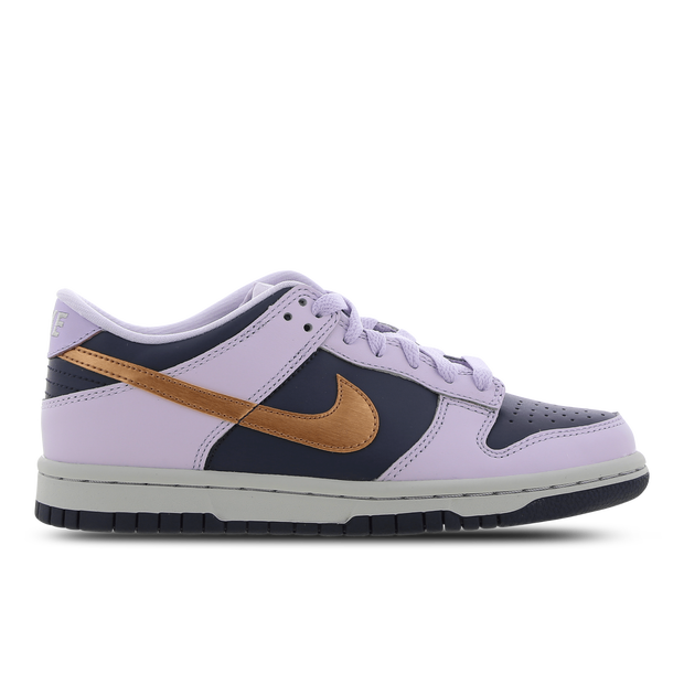 Nike Dunk Low SE GS 'Copper Swoosh' | Purple | Kid's Size 4.5 - DX1663-400