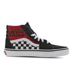 Primaire-College Chaussures - Vans Sk8-Hi - Logo Black-Red
