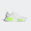 adidas NMD R1 - Grundschule Schuhe Crystal White-Cloud White-Signal Green