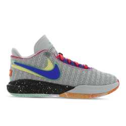 Grundschule Schuhe - Nike Lebron Xx - Light Silver-Hyper Royal-Lemon