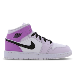 Scuola elementare e media Scarpe - Jordan 1 Mid - Barely Grape-Black-White