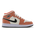 Jordan 1 Mid - Primaire-College Chaussures Team Orange-Black-Sail
