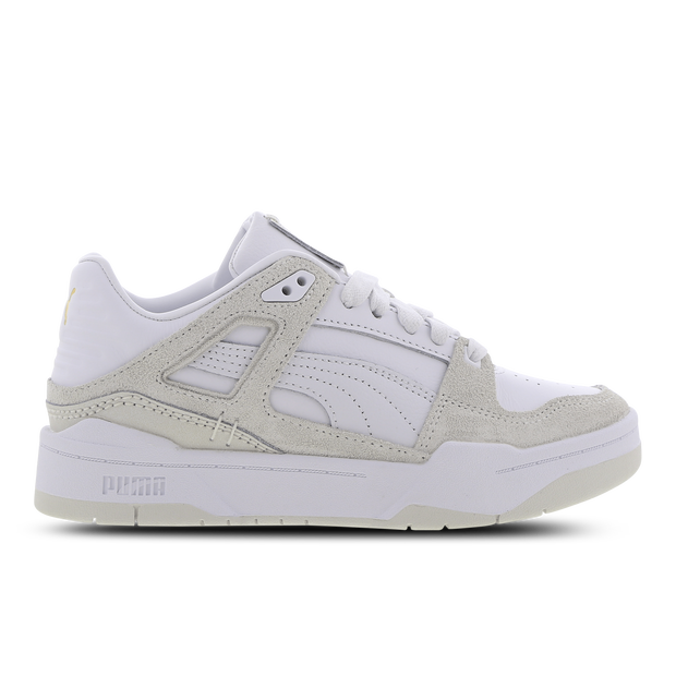 Puma Slipstream Unisex Shoes - White - Size: 3 - Leather - Foot Locker - 39197501