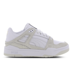 Grade School Shoes - Puma Slipstream - White-White