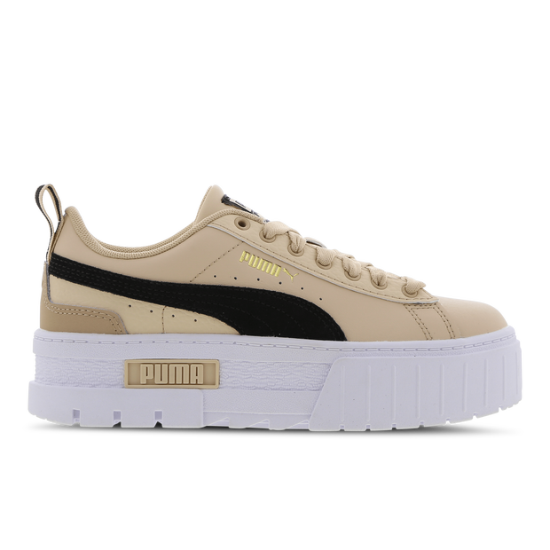 Puma Mayze Unisex Chaussures - Beige - Taille: 35.5 - Cuir - Foot Locker - 39207101