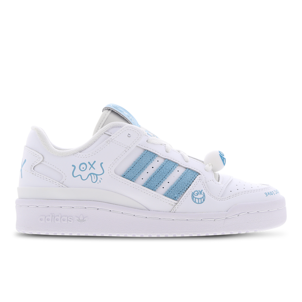 Adidas Originals Forum Low Velcro Junior, Ftwwht/Ftwwht/Ftwwht - HP6284