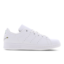 Grundschule Schuhe - adidas Stan Smith - Ftwr White-Green-Shock Purple
