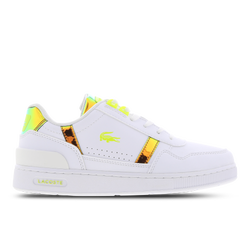 Grundschule Schuhe - Lacoste T-clip - Wht-Wht-Yllw