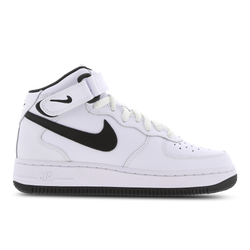 Primaire-College Chaussures - Nike Air Force 1 Mid - White-Black-White