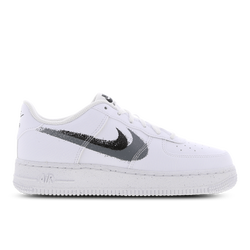 Grade School Shoes - Nike Air Force 1 Low - White-Black-Cool Grey