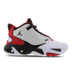 Grade School Shoes - Jordan Max Aura - White-Black-Univ Red