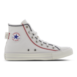 Primaire-College Chaussures - Converse CTAS High - Vintage White-Blue-University Red