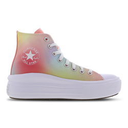 Grade School Shoes - Converse CTAS Move Platform High - Lawn Flamingo-Egret-White