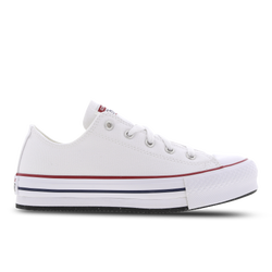 Primaire-College Chaussures - Converse Ctas Eva Lift Platform Low - White-Garnet-Navy