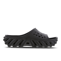 Grade School Shoes - Crocs Echo Slide - Black-Black