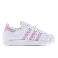 Light pink adidas superstar hotsell with gold