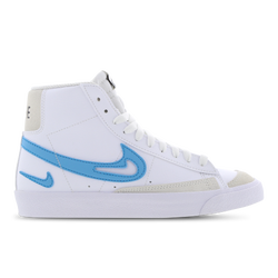 Grundschule Schuhe - Nike Blazer Mid - Summit White-Blue Lightning