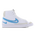Nike Blazer Mid - Primaire-College Chaussures Summit White-Blue Lightning