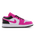 Jordan 1 Low - Primaire-College Chaussures Fierce Pink-Black-White