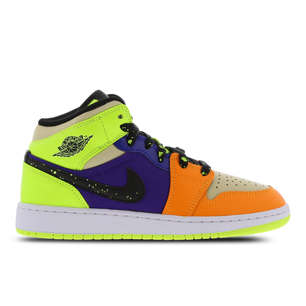 Air Jordan 1 Mid SE GS 'Volt Vivid Orange' - FD8795-700
