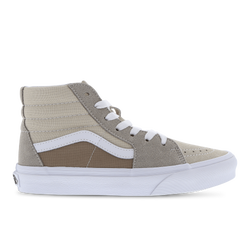Grade School Shoes - Vans Sk8-Hi - Taupe-Taupe-Taupe