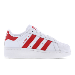 Grade School Shoes - adidas Superstar XLG - White-Better Scarlet-White