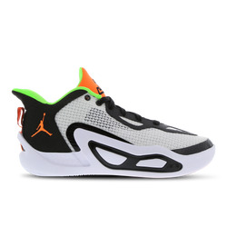 Grade School Shoes - Jordan Tatum - White-Total Orange-Black Green Strike