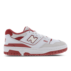 Grade School Shoes - New Balance 550 - White-White
