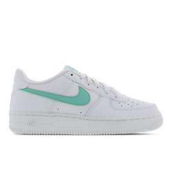 Primaria y colegio Zapatillas - Nike Air Force 1 Low - Summit White-Emerald Rise