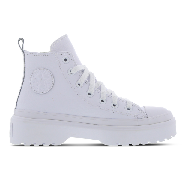 Converse Ctas Lugged Lift Platform High unisex Scarpe - Bianco - Pelle - Foot Locker