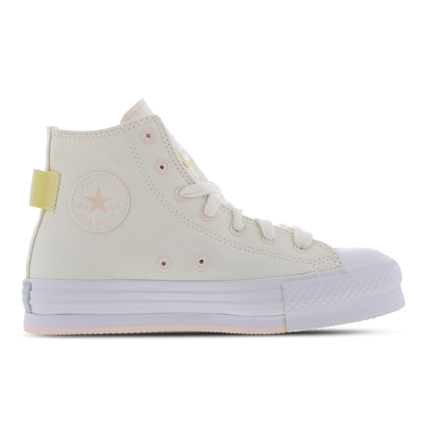 Image of Converse Ctas Eva Lift Platform High unisex Scarpe - Beige - Tessile, Cuoio - Foot Locker035