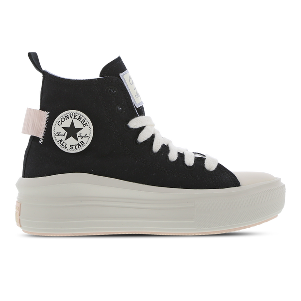 Converse All Star Move Platform kindersneaker zwart