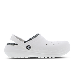 Primaria y colegio Zapatillas - Crocs Classic Lined Clog - White-Grey