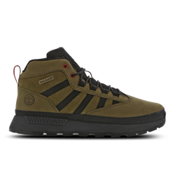 Grade School Shoes - Timberland Euro Trekker Mid - Military Olive-Military Olive